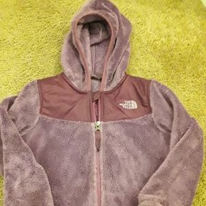 Purple kids size 5 northface osito jacket